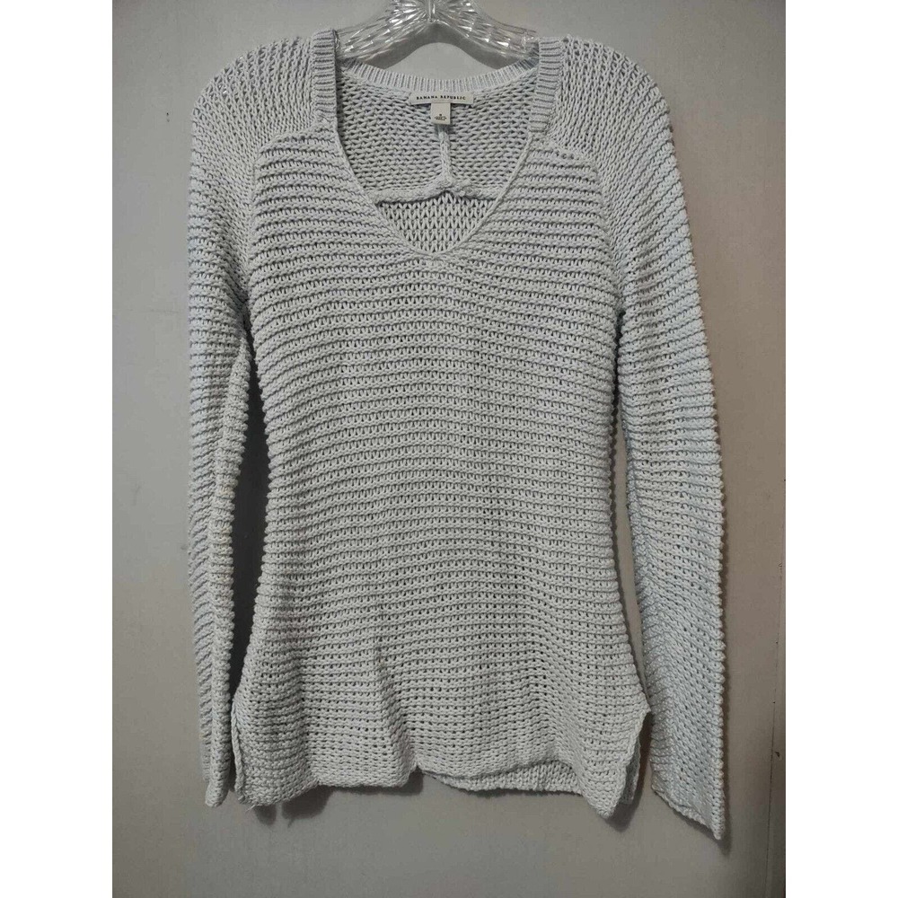 Banana Republic | Woman's Baby Blue V neck Sweater | Size S